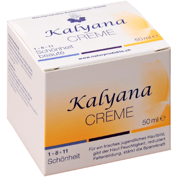 Kalyana Creme SCHÖNHEIT, Nr. 1+8+11, mit Calcium fluoratum, Natrium chloratum und Silicea, 50ml